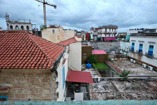 View from Casa Alta Habana, Havana, Cuba 8x12